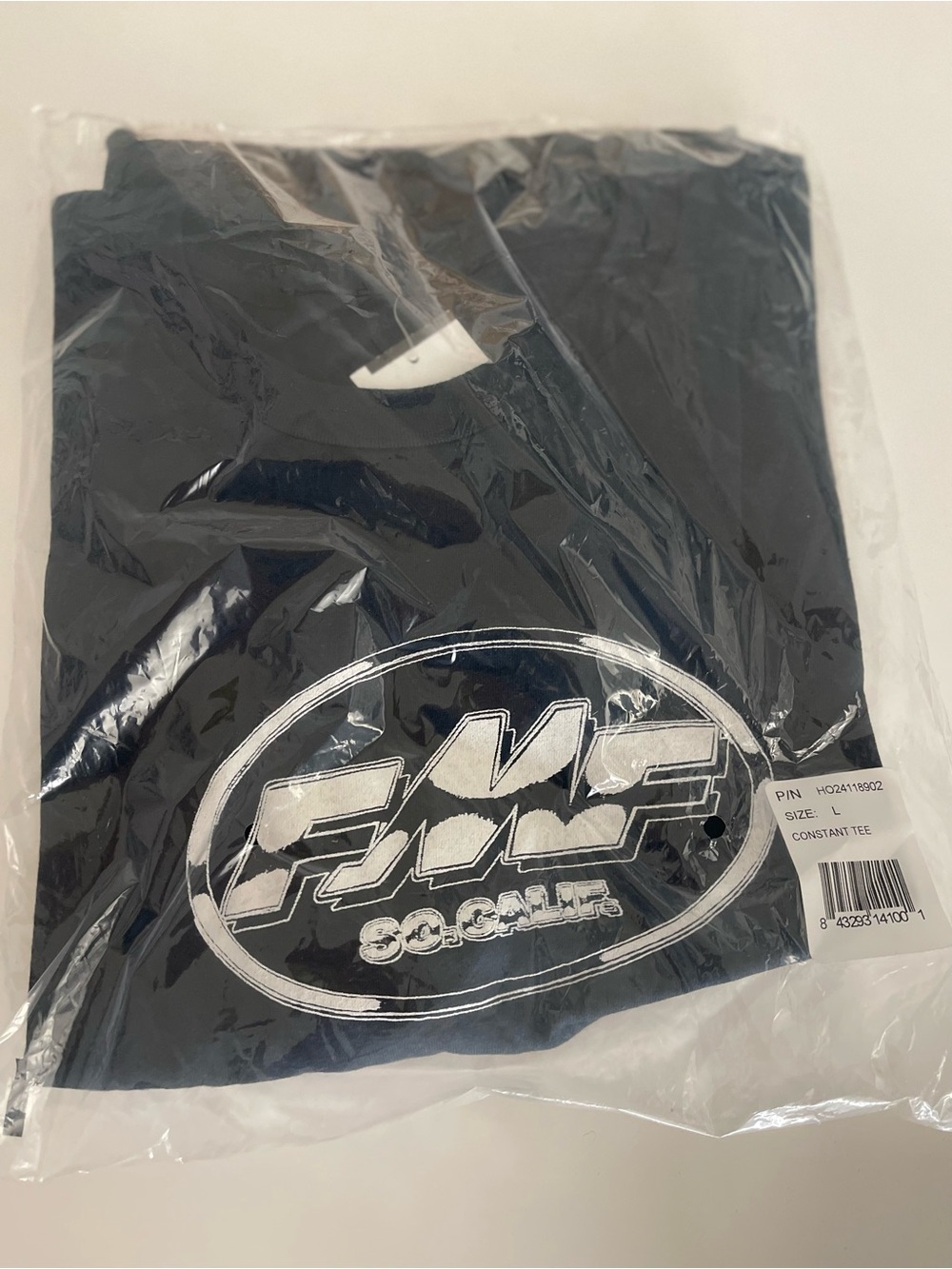 FMF Racing Men's Navy Logo Short Sleeve Tee
